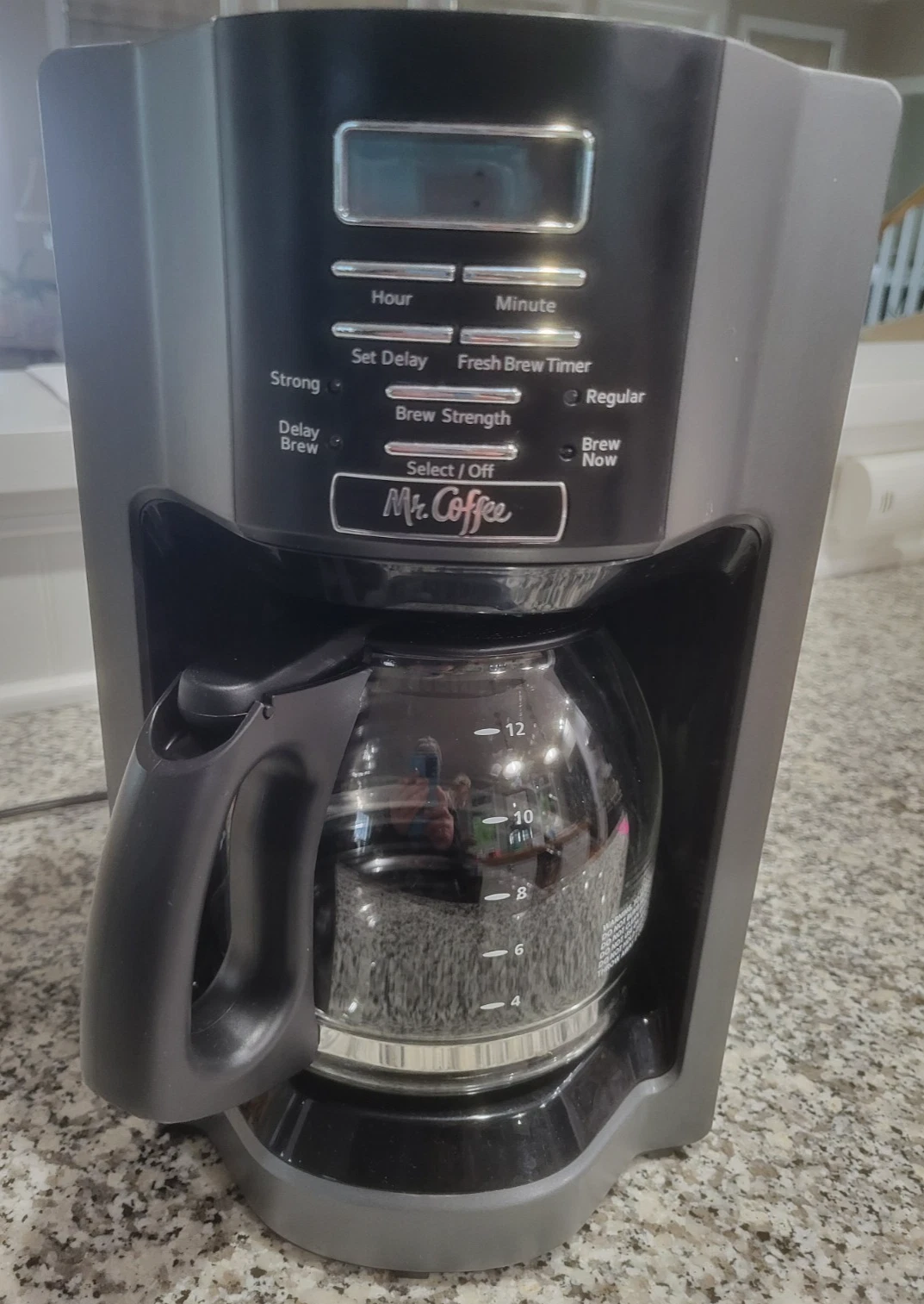 Mr. Coffee 12-Cup Programmable Coffee Maker With Rapid Brew BVMC-EHX33-BM