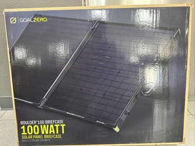 Goal Zero Boulder 100 Briefcase Portable Solar Panel *Brand New In Box**