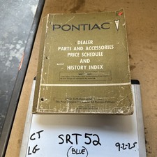 Pontiac 1971 Dealer Parts and Accessories Pri...