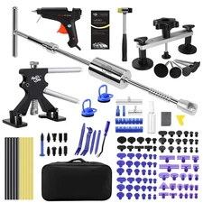 Paintless Dent Repair Kit Auto Body Puller Tools Car Dent Removal w/ Glue Gun