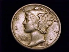1935-D  Mercury Dime, strong Very Fine  Grade.