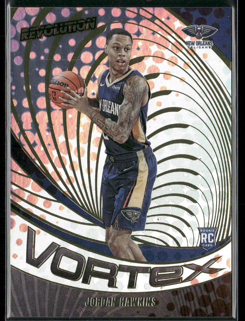 Jordan Hawkins 2023-24 Panini Revolution Vortex #7 New Orleans Pelicans
