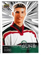 HOCKEY NHL 25/26 UD SERIES 2 RENEWED OUTBURST YOUNG GUNS BRENT BURNS SSP #OR-24