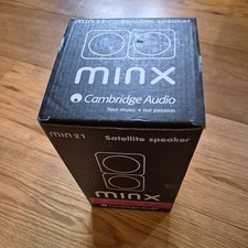 Cambridge Audio Minx 21 Speakers Black. New Other, Boxed. Up to 5 available. 