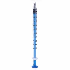1ml/cc Plastic Syringe Bearded Dragon Crested Gecko Reptile Lizard Snake ball...