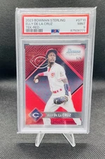 2023 Bowman Sterling Elly De La Cruz Tek Red 5/5 🔥Color Match🔥 PSA 9