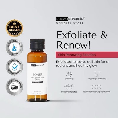 Dermorepubliq 7% Glycolic Acid (aha) - Toner 100 ml