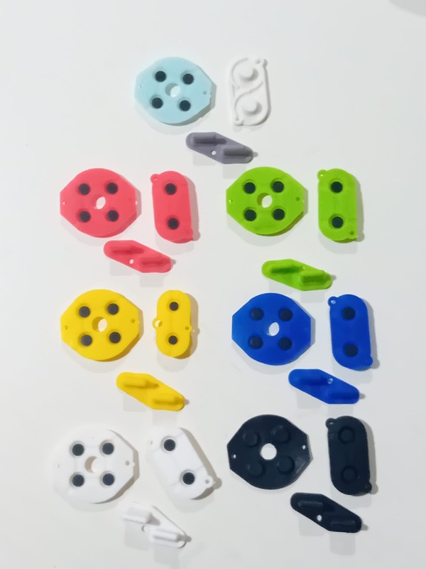 7 x Nintendo Game Boy Original DMG-01 Conductive Rubber Silicone Mod mix colours