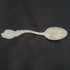 Sterling Silver Antique Niagara Falls (Chief Niagara) Spoon by Shepard Mfg. Co.