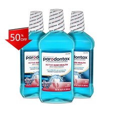 Parodontax Active Gum Health Mint Rinse Mouthwash-16.9 fl oz/3ct:Cetylpyridinium