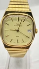 Men’s Timex Automatic Vintage Square Shape Working Gold Tone Date Ta6