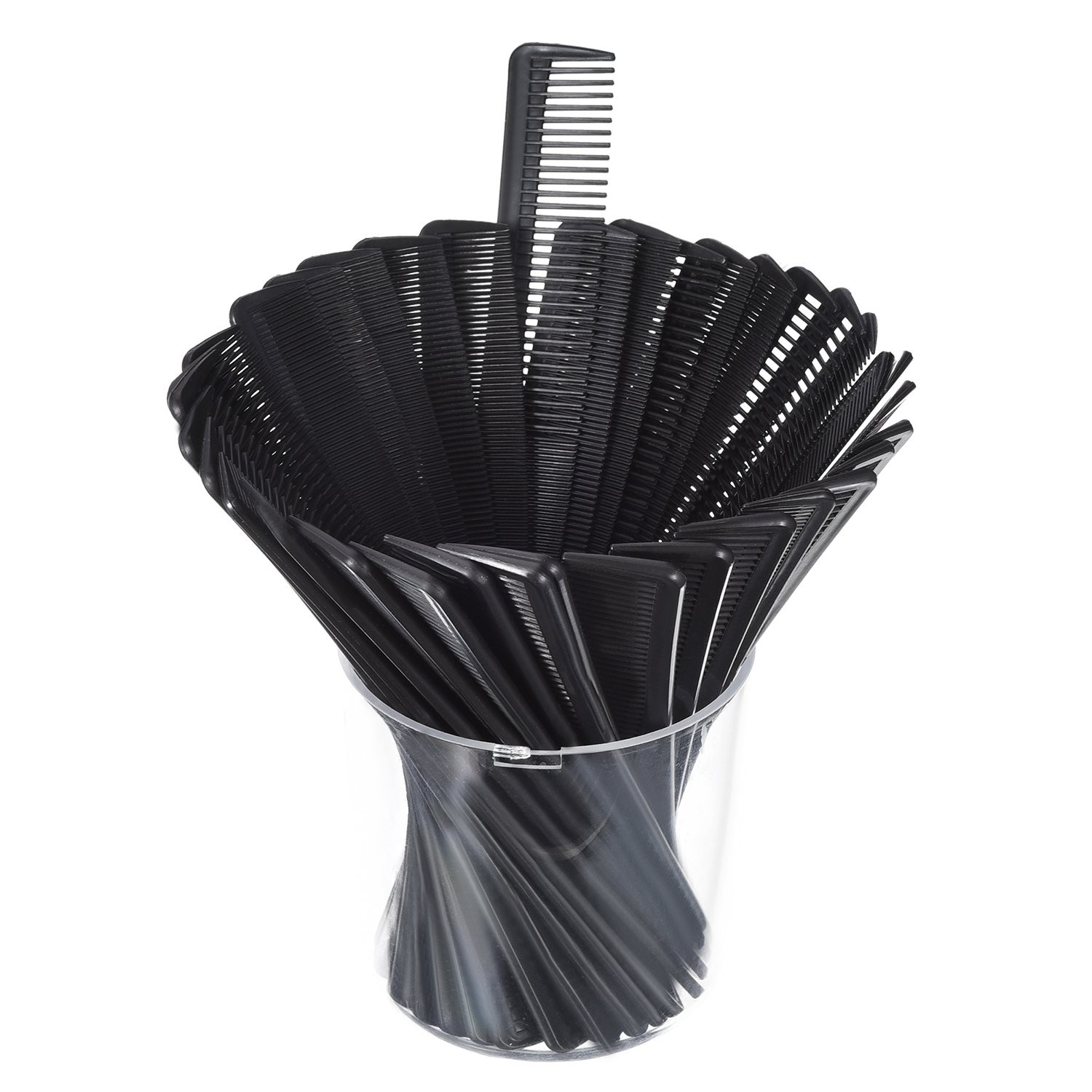 Hestya 36 Pack Hair Comb Bulk 7 Inch Carbon Fiber Cutting Comb All Purpose fo...