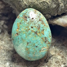 25 CT Untreated Natural Kingman AZ Turquoise Loose Gemstone Gem Cabochon USA
