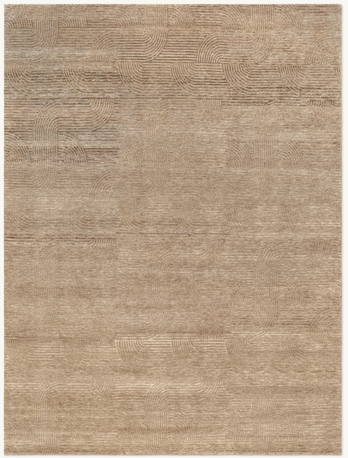 New Moroccan Berber Wool Rug Color Burnt Caramel Luxury Handmade Carpet Rug