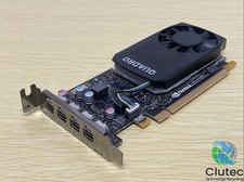 NVIDIA Quadro P1000 PCI-E 4GB Quad Mini Displayport Video Card Half Height