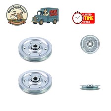 2 Pack Professional 3" Garage Door Pulleys - Ultimate Strength, 200LB Capacity
