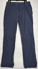 English Laundry Men's Twill 5 Pocket Pant 34x34 Flex Band Straight Leg Blue
