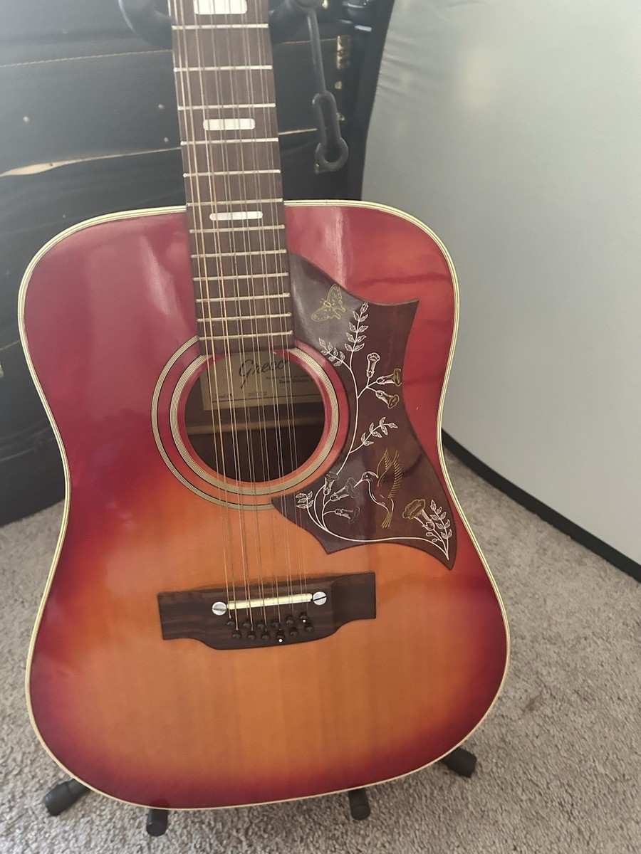 Greco 12-String Acoustic Guitar original-style Hummingbird