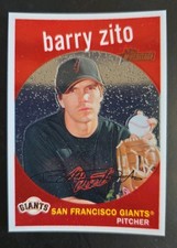 2008 Topps Heritage - Chrome Barry Zito #C46 /1959 San Francisco Giants NrMINT!!