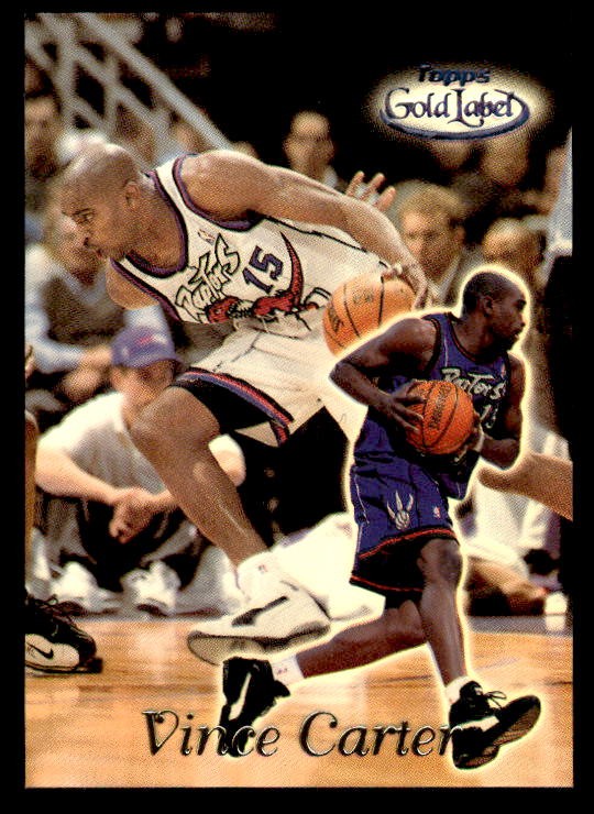 Vince Carter 1999-00 Topps Gold Label Class 1 Black Label #33 Toronto Raptors