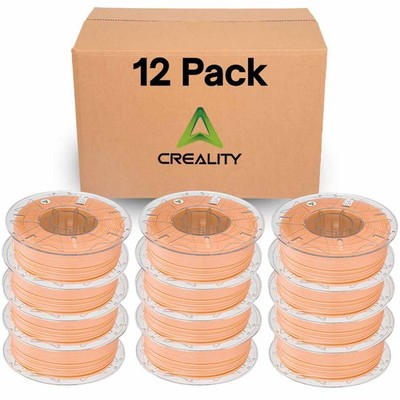 Creality Hyper PLA 3D Printer Filament - Peach Pink - 1kg 1.75mm - 12 Roll Pack