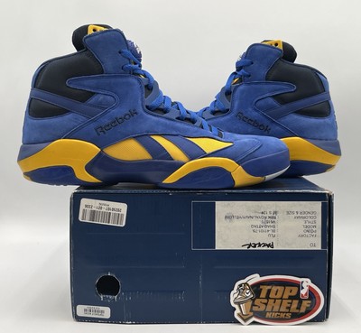 Reebok Shaq Attaq Packer Shoes Shaquille O'Neal Blue Chips Size 12