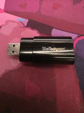 Lot of 12 StarTech USB Sound Card 3.5mm Audio Adapter to USB External ICUSBAUDIO