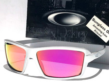Oakley CABLES X-Silver with POLARIZED Galaxy Magenta Mirror Lens Sunglass 9129