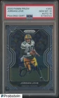 2020 Panini Prizm #363 Jordan Love RC Rookie PSA 10 PSA/DNA 10 ON CARD AUTO