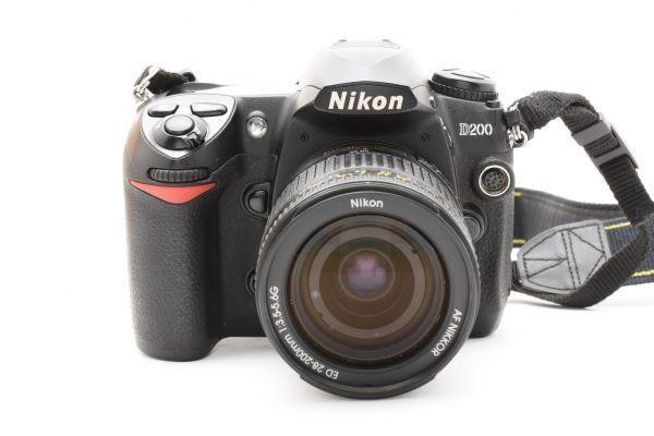美品｜Nikon D200 AF 28-200mm セット｜箱付属｜M025 Nikon D200 DSLR Camera + AF 28-200mm Lens Set Boxed Used