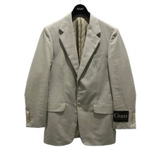 GUCCI Tailored Jacket Beige 8271 Size:44R Authentic Men