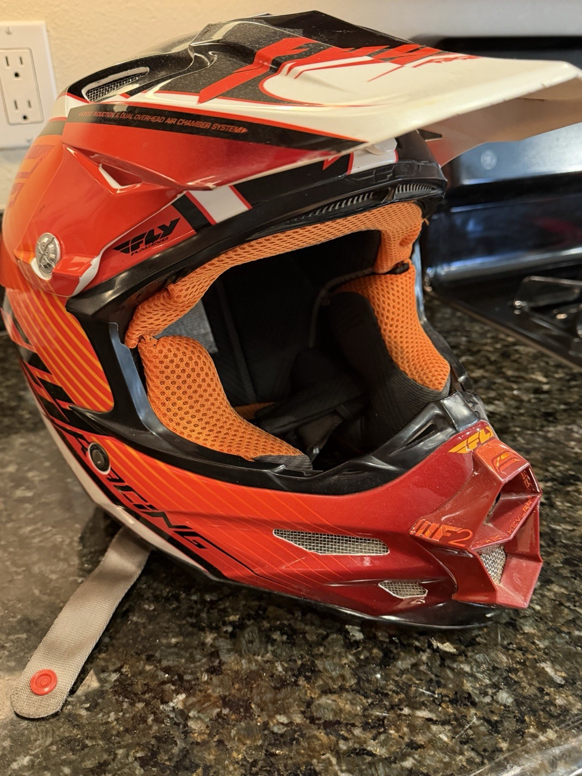 Fly Racing Men&rsquo;s Helmet Size Large carbon fiber