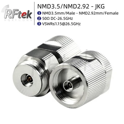 NMD 3,5 mm Stecker auf NMD 2,92 mm Buchse für VNA Vector Netzwerk Analyzer Test Adapter - Bild 1 von 2