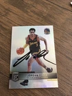 Signed On Card Jordan Poole 2021-22 Donruss Elite #69 Golden State Warriors