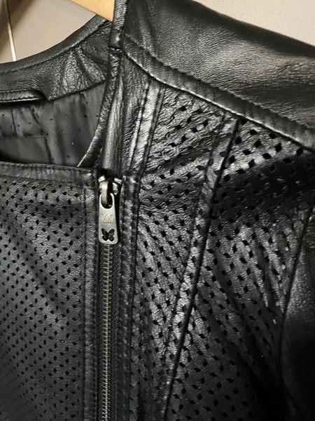 Women Max Mara Weekend Jacket Black Leather 38