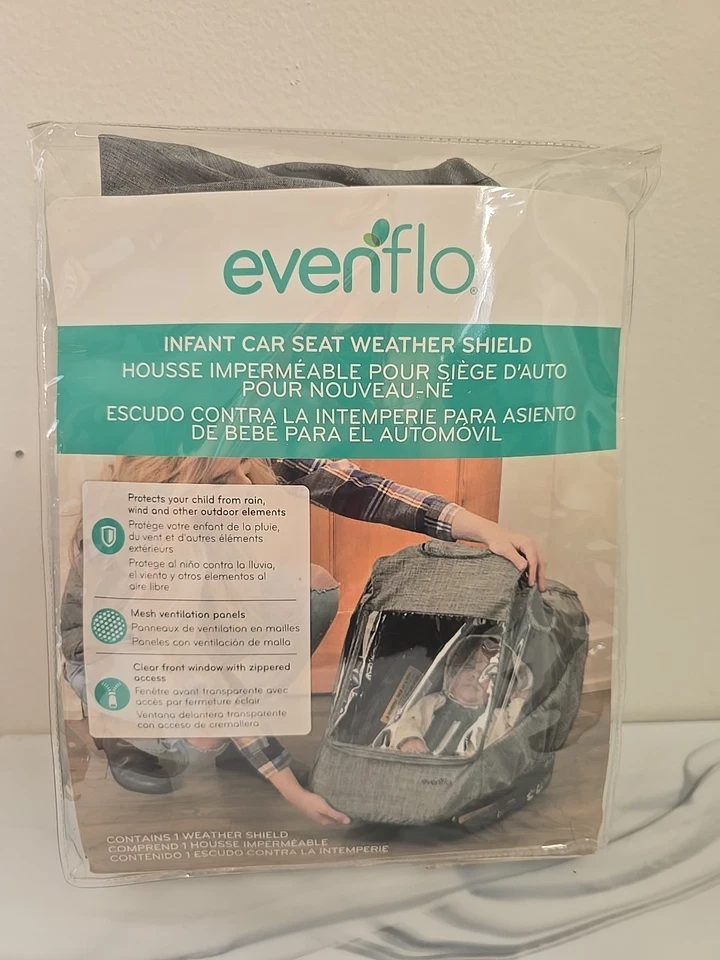 ДЕТСКОЕ СИДЕНЬЕ EVENFLO ПОГОДНЫЙ ЩИТ 7584 И ДОЖДЕВИК - Изображение 2 из 4