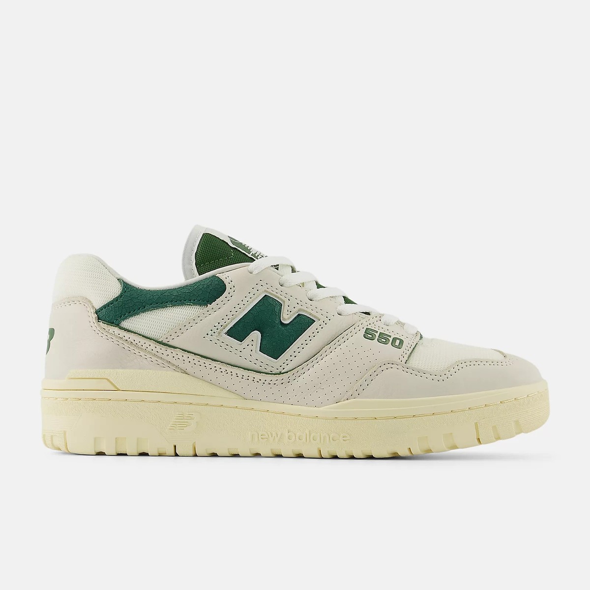 New Balance 550 BB550LGR Permafrost Dark Alpine Green Width D