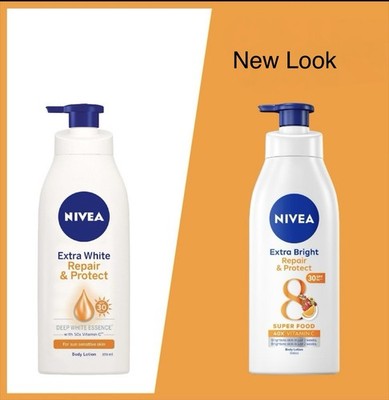 NiveaExtra bright : Repair And protect - 40x Vitamin C - SPF 30 .
