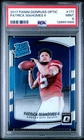 2017 PANINI DONRUSS OPTIC #177 PATRICK MAHOMES II ROOKIE RC PSA 9