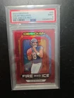 2024 Panini Obsidian Caleb Williams Rookie Fire and Ice Red /75 SP PSA 9 RC