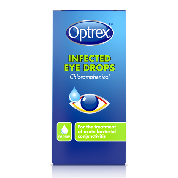 Optrex Infected Eyes Eye Drops 10ml Bacterial Conjunctivitis Pinkeye for sale online eBay