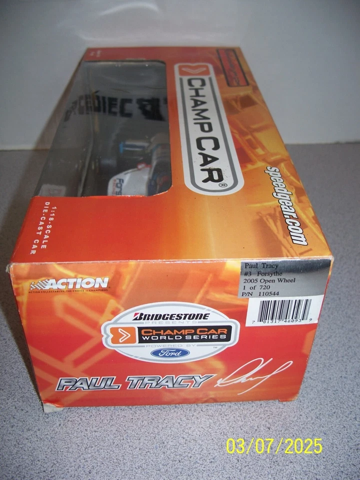 #3 PAUL TRACY "INDECK / FORSYTHE"  2005 COSWORTH FORD ACTION SPEEDGEAR - Image 3 of 3