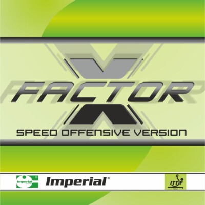 IMPERIAL Factor Speed Offensiv Version | Tischtennis Belag | TT | ITTF