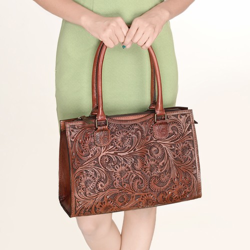 KB OHLAY KBG334B TOTE Bolso de Mano Cuero Genuino para Mujer Bolso de Mano Occidental - Imagen 8 de 8