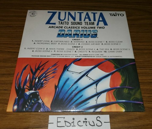 ZUNTATA Arcade Classics Vol 2 DARIUS Limited Run Taito Vinyl NEW  - Picture 2 of 9