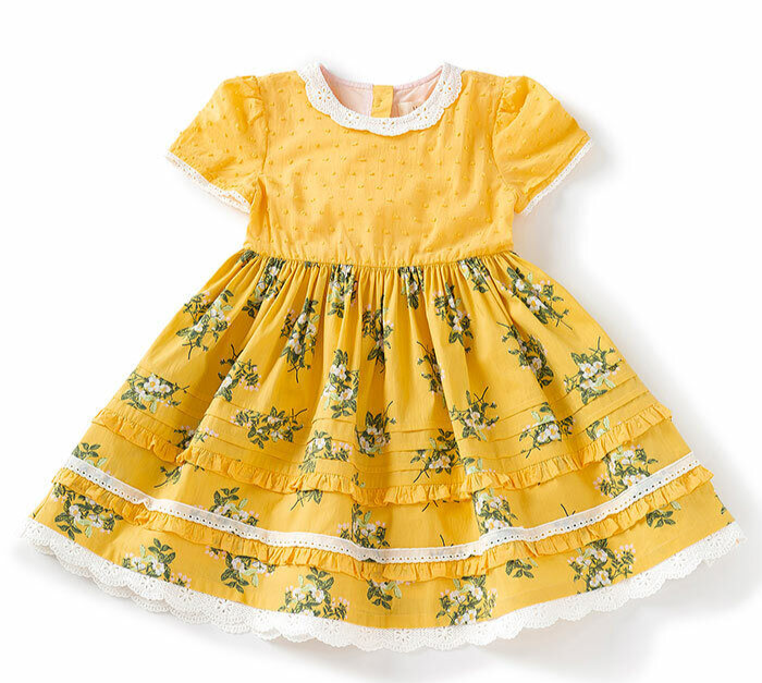 matilda jane stay golden dress Women's Flowy Bohemian Holiday Chiffon Maxi Dress main image 1