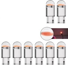 10PCS Red 194 LED Light Bulb 168 2825 W5W T10 Wedge Universal For Cars