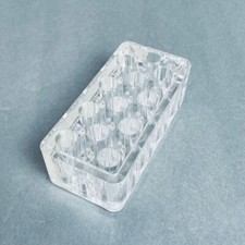 ColeParmer Beta Radiation Shielding Tube Rack 12 Place for 11.5 and 8 mm Tubes