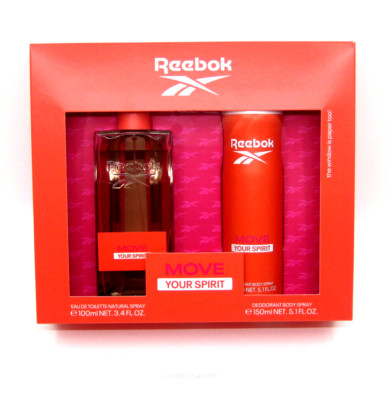 Reebok Move Your Spirit 100 ml Eau de Toilette + 150 ml Deodorant NEU & OVP