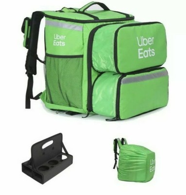 large backpack with expanding pizza pocket